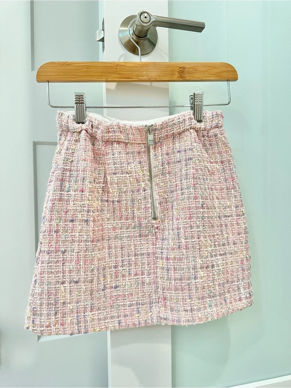 Girls Tweed Skirt - Pink 💕